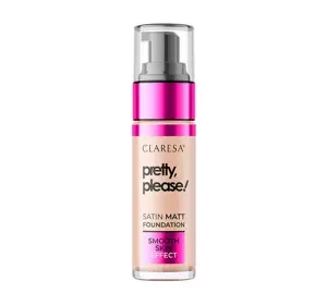 Claresa Pretty, Please! podkład do twarzy o satynowo-matowym wykończeniu 05 Deep-Medium 33 g