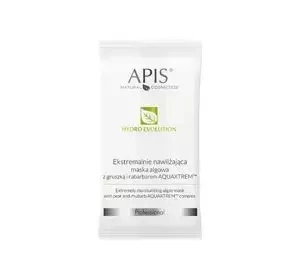 Apis Hydro Evolution nawilżająca maska algowa z gruszką i rabarbarem Aquaxtream 20 g