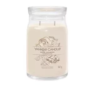 Yankee Candle Signature duża świeca zapachowa Warm Cashmere 567 g