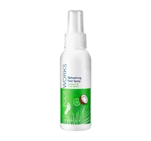 Avon FootWorks odświeżający spray do stóp Kokos&Limonka 100 ml