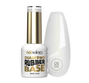 Clavier Nailsology Diamond Rubber Base baza hybrydowa DB02 Beach Babe 8 ml