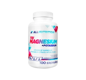 Allnutrition Tri Magnesium + Potassium suplement diety 100 kapsułek