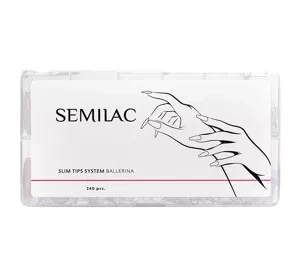 Semilac Slim Tips System tipsy do przedłużania paznokci Ballerina 240 szt