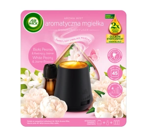 Air Wick automatyczny dyfuzor zapachowy + wkład Biała Peonia & Kwitnący Jaśmin 20 ml