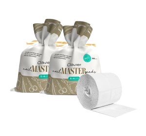 Clavier Nail Master Pads zestaw wacików bezpyłowych 12-warstwowych 2 x 500 sztuk