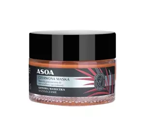 Asoa maseczka do twarzy Czerwona Glinka 50 ml