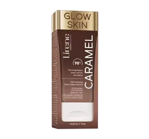 Lirene Perfect Tan samoopalający krem-serum do twarzy Caramel 50 ml