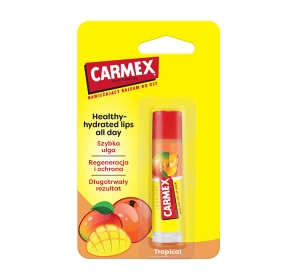 Carmex nawilżający balsam do ust w sztyfcie Tropical Brzoskwinia Mango 4,25 g