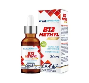 Allnutrition B12 Methyl w kropelkach suplement diety 30 ml
