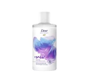 Dove Bath Therapy Renew żel pod prysznic i do kąpieli Wild Violet & Pink Hibiscus 400 ml