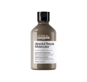 L'Oréal Professionnel Serie Expert Absolut Repair Molecular intensywnie odbudowujący szampon do włosów zniszczonych 300 ml