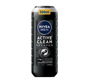 NIVEA MEN Active Clean pielęgnujący szampon do włosów dla mężczyzn 500 ml