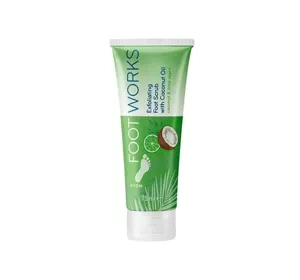 Avon FootWorks złuszczający scrub do stóp Kokos&Limonka 75 ml