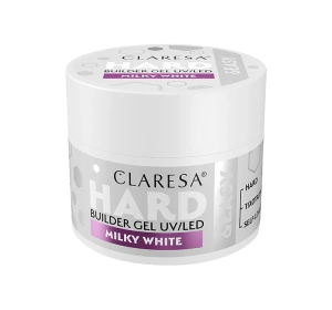 Claresa Hard & Easy żel budujący Milky White 45 g