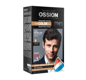Morfose Ossion Barber żel koloryzujący do włosów dla mężczyzn 5 Light Brown