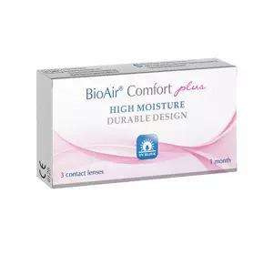 BIOAIR COMFORT PLUS 1 MONTH SOCZEWKI KONTAKTOWE 3 SZTUKI -6.00