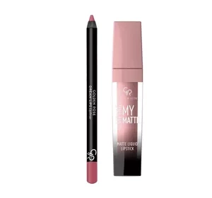 Golden Rose zestaw pomadka Liping My Matte 5 ml + konturówka Dream Lips 1,4 g