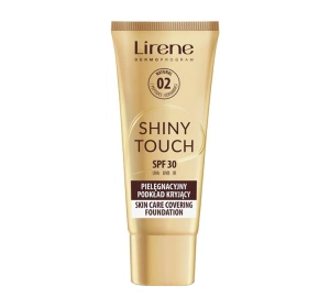 Lirene Shiny Touch pielęgnacyjny podkład kryjący SPF30 02 Natural 30 ml