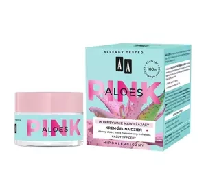 AA Pink Aloes intensywnie nawilżający krem-żel na dzień 50 ml