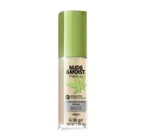 Bell Hypoallergenic Nude&Moist Make-Up fluid nawilżająco-odżywczy 04 Natural Tan 30 g