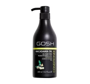 Gosh Macadamia Oil wegańska odżywka do włosów suchych 450 ml