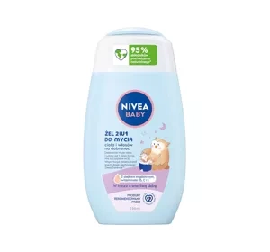 NIVEA BABY żel 2w1 do mycia ciała i włosów na dobranoc dla dzieci 200 ml