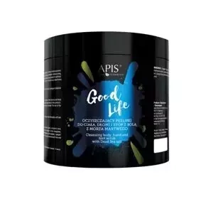 Apis Good Life oczyszczający peeling do ciała, dłoni i stóp z solą z Morza Martwego 700 g