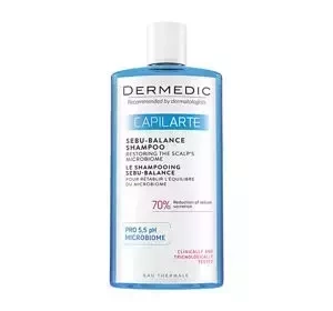 Dermedic Capilarte Sebu-Balance szampon do włosów przywracający równowagę mikrobiomu skóry 300 ml