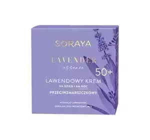 Soraya Lavender Essence lawendowy krem do twarzy na dzień i na noc przeciwzmarszczkowy 50+ 50ml