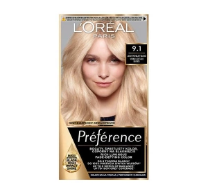 L'Oréal Paris Preference farba do włosów 9.1 Jasny popielaty blond