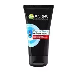 Garnier Czysta Skóra Aktywny Węgiel maska peel-off przeciw zaskórnikom 50 ml