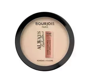 Bourjois Always Fabulous matujący puder do twarzy 108 Apricot Ivory 10 g