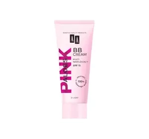 AA Pink Aloes multi-nawilżający krem BB SPF 15 01 Light 30ml