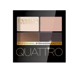 Eveline Cosmetics Quattro Eyeshadow paleta 4 cieni do powiek 9 7,2 g
