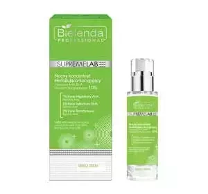 Bielenda Professional Supremelab Sebio Derm nocny koncentrat eksfoliująco-korygujący 30 ml