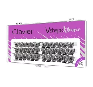 Clavier Vshape Xtreme kępki rzęs 10/12/14 mm