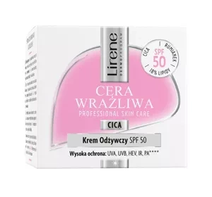 Lirene Cera Wrażliwa odżywczy krem do twarzy SPF50 50 ml