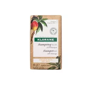 Klorane szampon w kostce do włosów suchych Mango 80 g