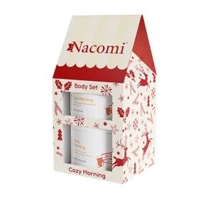 Nacomi Cozy Morning zestaw prezentowy peeling do ciała + mus do ciała