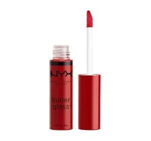 NYX Professional Makeup Butter Gloss błyszczyk do ust 20 Red Velvet 8 ml