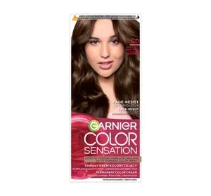 Garnier Color Sensation trwała farba do włosów 5.0 Świetlisty Jasny Brąz