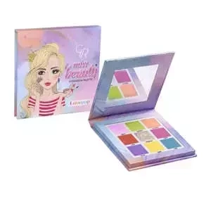 Golden Rose Miss Beauty paleta cieni do powiek Color Pop 9 x 1,3 g