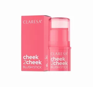 Claresa Cheek2Cheek kremowy róż do policzków w sztyfcie 02 Neon Coral 6 g