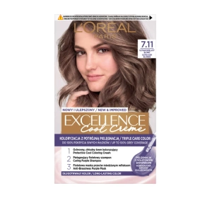L'Oréal Paris Excellence Cool Creme farba do włosów 7.11 Ultrapopielaty blond