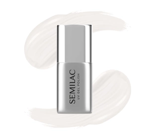 Semilac x Margaret mleczny top hybrydowy T31 Top No Wipe Milky 7 ml