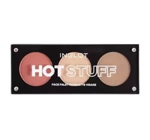 Inglot Hot Stuff paleta do makijażu twarzy 7g