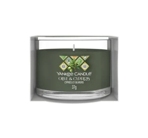 Yankee Candle Signature mini świeca zapachowa Olive & Cypress 37 g