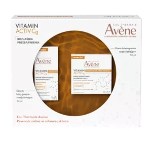 Avène Vitamin Activ Cg zestaw rozjaśniających kosmetyków do pielęgnacji twarzy krem 50 ml + serum 30 ml
