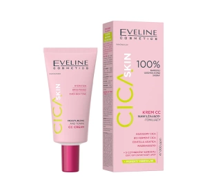 Eveline Cosmetics CICA Skin nawilżająco-tonujący krem CC do twarzy 30 ml