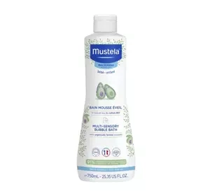Mustela Bebe płyn do kąpieli dla dzieci od 1 dnia życia Bąbelkowa Kąpiel 750 ml